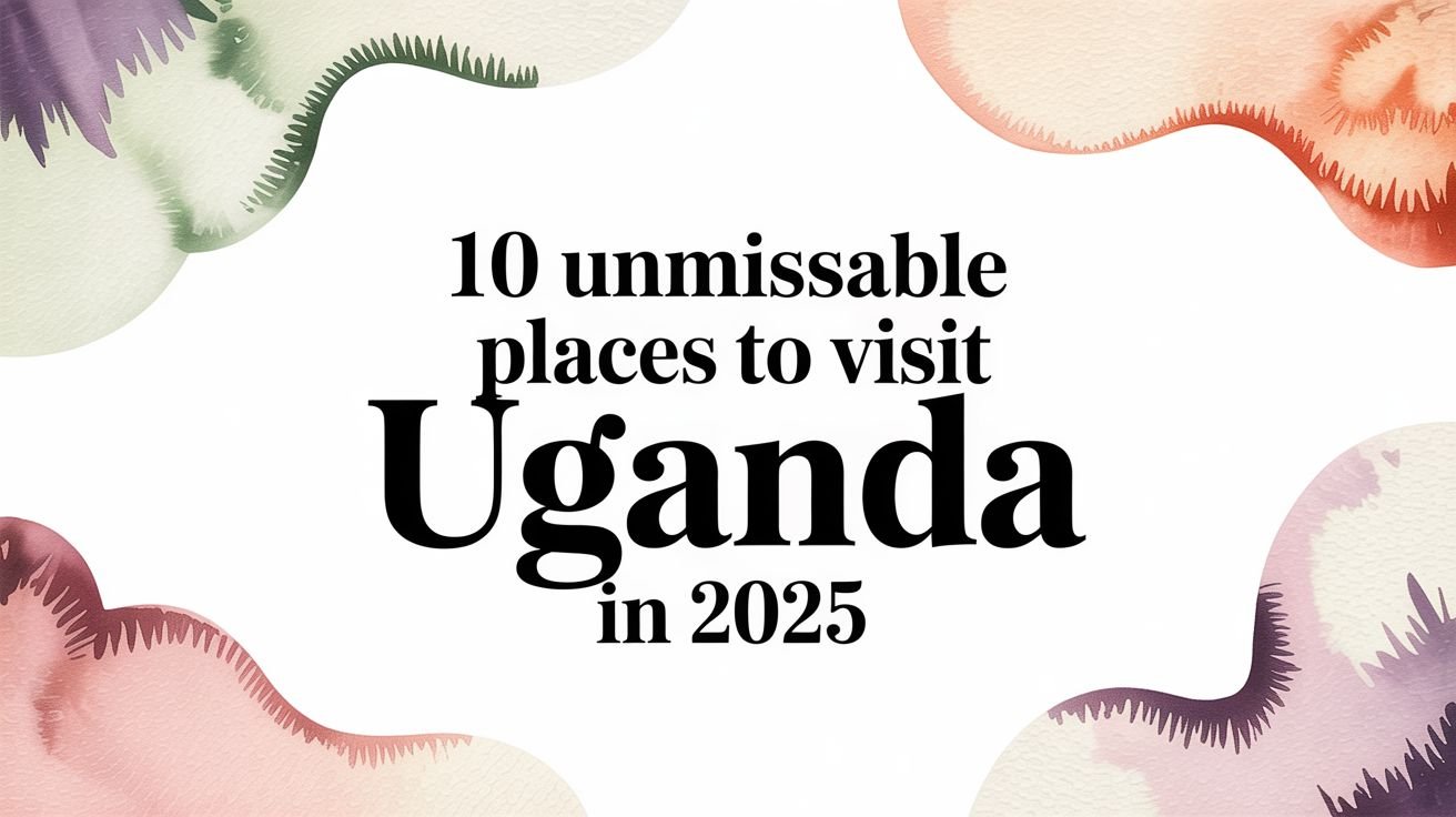 10 Unmissable Places to Visit Uganda in 2025