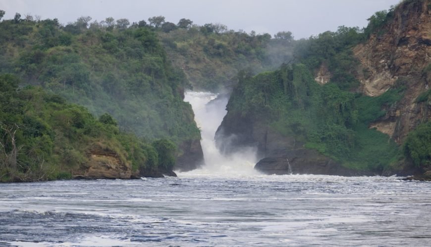 Murchison Falls and Nile landscape, Uganda